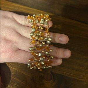 TIFFANY and CO Multi Strand Pearl Bracelet. IRIDESSE Rich Lustre Pearl Torsade